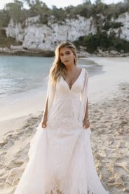 Svatební šaty Inca – detail materiálu