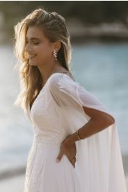 Svatební šaty Inca – zadní pohled