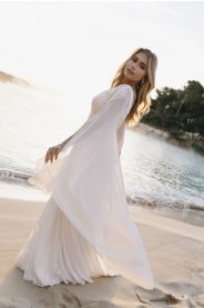 Svatební šaty Inca – detail střihu