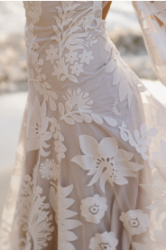 Svatební šaty Alcúdia – detail střihu