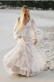 Svatební šaty Alcúdia – detail modelu