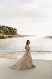 Svatební šaty Deia – detail zpracování