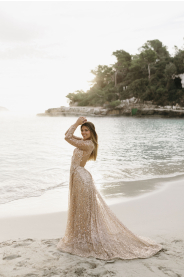 Svatební šaty Deia – luxusní detail