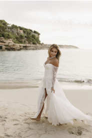 Svatební šaty Playa – detail horní části