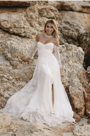 Svatební šaty Playa – detail spodní části