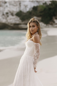 Svatební šaty Playa – boční pohled