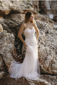 Svatební šaty Calla – na postavě