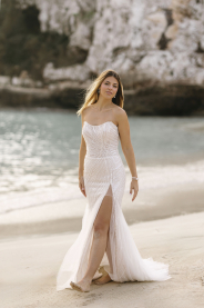 Svatební šaty Calla – boční pohled