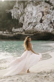 Svatební šaty Nerea – detail spodní části