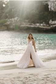 Svatební šaty Nerea – jemný detail