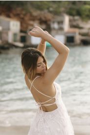 Svatební šaty Nerea – detail materiálu