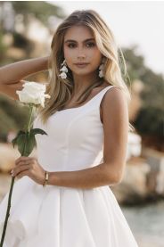 Svatební šaty Sai – detail modelu