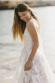 Svatební šaty Ariana – detail materiálu