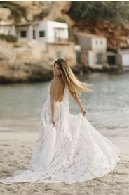 Svatební šaty Ariana – detail horní části