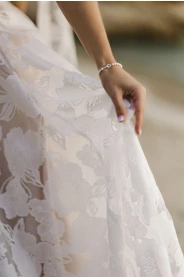 Svatební šaty Ariana – detail spodní části