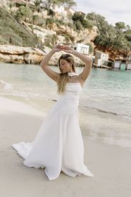 Svatební šaty Claudia – jemný detail