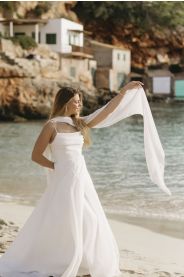 Svatební šaty Claudia – detail materiálu