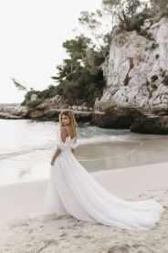 Svatební šaty Leela – silueta modelu