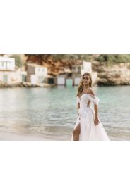 Svatební šaty Leela – detail spodní části