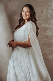 Svatební šaty pro plnoštíhlé Inca Plus MiaBella