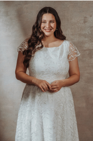 Svatební šaty pro plnoštíhlé Amelie Plus MiaBella