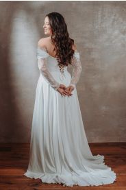 Svatební šaty pro plnoštíhlé Anna Plus – přední pohled