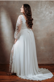 Svatební šaty pro plnoštíhlé Rosa Plus – přední pohled