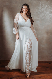 Svatební šaty pro plnoštíhlé Rosa Plus MiaBella