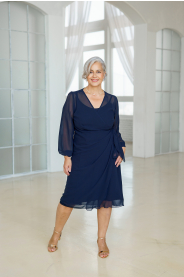 Šifonové zavinovací šaty LUCY - výběr barev MiaBella