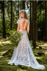 Svatební šaty Lyra – detail materiálu