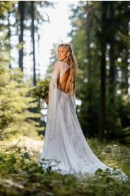 Svatební šaty Aluna – detail střihu