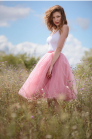 Tylová TUTU sukně ružová MiaBella