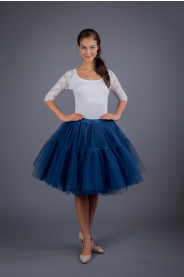 TUTU s volánem tmavě modrá – detail modelu