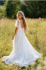 Svatební šaty Elly – detail modelu