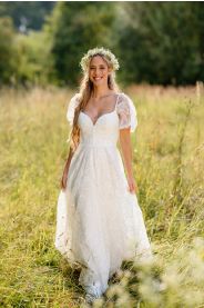 Svatební šaty Elly – přední pohled