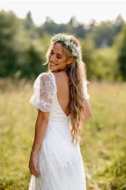 Svatební šaty Elly – detail střihu