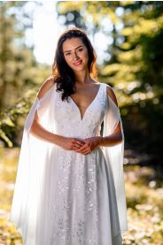 Svatební šaty Vesna – detail střihu