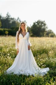 Svatební šaty Alma – silueta modelu