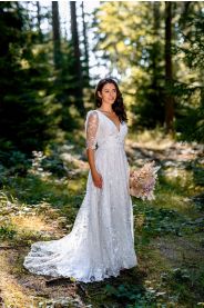 Svatební šaty Veira – silueta modelu