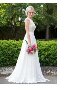 Svatební šaty EMILY z bavlněné krajky, vel. 36 MiaBella