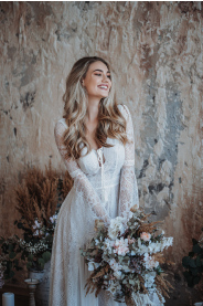 Bohémské svatební šaty Paloma