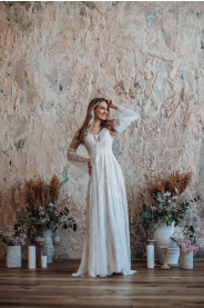 Bohémské svatební šaty Paloma