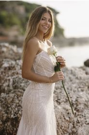 Svatební šaty CALLA, vel. 38 – přední pohled