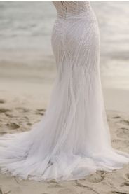 Svatební šaty CALLA, vel. 38 – detail materiálu