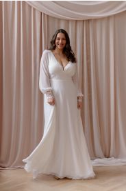 Svatební šaty pro plnoštíhlé Alma Plus MiaBella