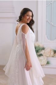 Svatební šaty pro plnoštíhlé Vesna Plus – detail modelu