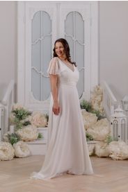 Svatební šaty pro plnoštíhlé Vespera Lace Plus – silueta modelu