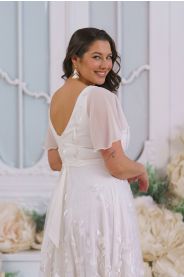 Svatební šaty pro plnoštíhlé Florance Plus – detail modelu