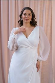 Svatební šaty pro plnoštíhlé Laura Plus MiaBella