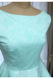 Mint zelené retro šaty SUSAN – přední pohled